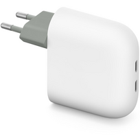 Google Pixel Flex Dual Port 67 W Fast Charger, USB-C, baltas - Įkroviklis
