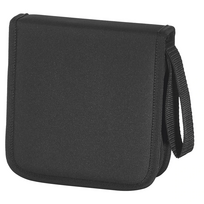 Hama CD/DVD/Blu-ray Wallet 32, juodas - Kompaktinių diskų laikymo krepšys