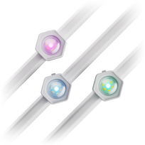Nanoleaf Smart Multicolor Permanent Outdoor Lights Expansion Pack, 5 m, RGB, baltas - Išmanusis LED apšvietimo rinkinys