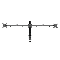 Deltaco Triple Desk Mount, 13-27'', juodas - Monitoriaus laikiklis