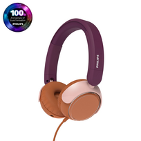 Philips TAK2000, violetinės/oranžinės - Vaikiškos ausinės