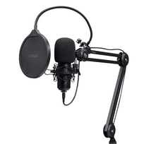 Trust GXT270 Emita II+, juodas - Mikrofonas su stovu