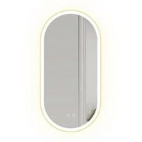 Veidrodis LED OVL 50x100cm Gold
