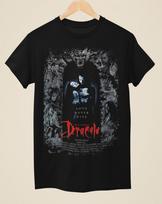 Bramo Stokerio Drakula - Filmo plakato įkvėptas unisex juodas marškinėlis Unisex marškinėlis XXXXL