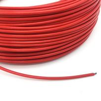 24K anglies pluošto šildymo kabelis 17ohm/m fluoroplastinis 2,3mm šilto grindų šildymo laidas Minkšti elektros laidai 10m raudona