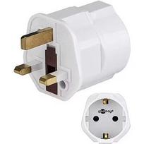 Goobay travel adapter Euroopa - UK, white (45353) 45353