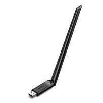 Wi-Fi USB-A adapteris 2.4GHz 286Mbit/s + 5GHz 600Mbit/s su išorine antena 6dBi, juodas