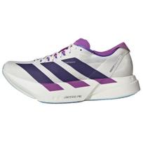 adidas Adizero Adios Pro 4 Balti Kolegijos Violetiniai Pusiau Mėlyni Moteriški Bėgimo Bateliai Core-White Semi-Blue-Burst JP6397 43⅓