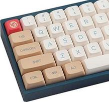 "Hyekit PBT" klavišų dangteliai 138 klavišų sojų pieno mielas XDA profilis Individualūs klavišų dangteliai "Mac Windows" kompiuteriui Mechaniniai klavišų dangteliai