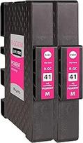 "Supply Guy" 2 spausdintuvų kasetės, suderinamos su Ricoh GC-41 M Magenta, skirtos Aficio SG2100n SG3100Series SG3100snw SG3110dn SG3110dnw SG3110n SG3110 Series SG3110 sfnw SG3120Bsf SG3120Bsf