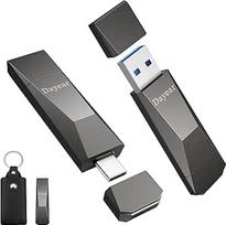 256GB USB C atminties kortelė "Memory Stick 2 in 1" USB-A 3.2 Gen2 USB atminties kortelė 500MB/s didelės spartos "iPhone 15/15 Plus/15 Pro/15 Pro Max/USB-C iPad/Android/Laptop/Mac