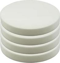 4 x Round Bar Stool Chair Upholstery Foam Pad Replacement Craft Foam for Arts Modeling School Projects Cut to Any Size (10cm Thick, Diameter 60cm)