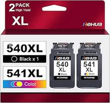 540XL 541XL PG-540 CL541 Suderinamos su "Canon" spausdintuvų kasetėmis 540 541 XL, skirtos "Canon TS5150" spausdintuvams PIXMA MG3650 MG3350 TS5151 MG3150 MG3250 MX535 MX475 MG4250 PG G540XL CL541XL juodos spalvos