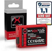 Baxxtar EN-EL25 1350 mAh 7,6 V akumuliatorius, skirtas Nikon EN-EL25a ENEL25 EN EL25 su V1 apsauginiu korpusu ir NTC jutikliu, suderinamas su Nikon Z30 Z50 Z50II ZFC Z FC