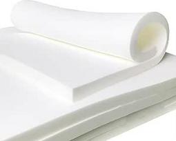 Didelio tankio putų apmušalai Valgomojo kambario lango sėdynės fotelis, supjaustytas pagal dydį, kietų putų pagalvių pakeitimas (15 cm storio, 90x30 cm), baltas