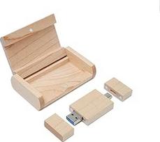 Klonio medžio dėžutė USB 3.0 Flash diskas 32GB, OTG USB rašiklis, C tipo atminties kortelė, skirta USB A+USB C "Android" išmaniajam telefonui
