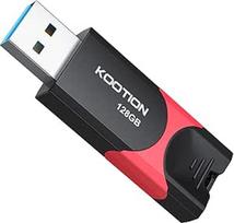 KOOTION 128GB USB atmintinė USB 3.0 Flash Drive Nykščio diskas ištraukiamas 128G duomenų atmintinė USB Flash Drive itin didelės spartos atmintinė su LED ekranu, skirta duomenų saugojimui Flash Stick 128GB