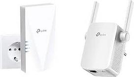TP-Link RE500X WiFi 6 WLAN stiprintuvo kartotuvas AX1500 (dviejų dažnių 1200MBit/s 5GHz ir RE305 AC1200 WLAN kartotuvas)