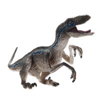 Juros periodo Tyrannosaurus Rex + Mėlynasis Velociraptorius Fascicodoll Dinzaurų veiksmo figūrėlės Gyvūnų kolekcija dovanos Edukacinis Vaikams žaislas
