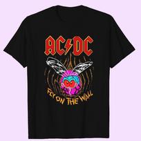 ACDC fly on the wall Gift For Fans Unisex All Size Shirt   BT352 Unisex T-Shirt L