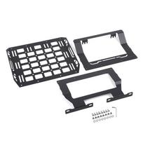 Top Front Roof Rack Shelf Luggage Storage Carrier Shelf For Jeep Wrangler JL For JT Gladiator 2018 Up Interior Accessories ( Iron)