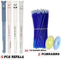 Trinamas rašiklio šerdelė Krištolinė mėlyna 0,5 mm Lengvai trinamas Neutralus rašiklio šerdelė Anglies juoda Karštai trinamas 10 ml One Size