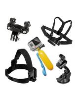 Sportinės kameros GoPro SJCAM priedai - 9in1 RINKINYS