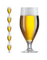 Alaus vandens taurė ant kotelio Arcoroc POKAL CERVOISE 500 ml 6 vnt. rinkinys - Hendi 7131