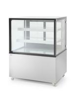 Šaldoma konditerijos vitrina su 2 lentynomis LED 410L mobilusis