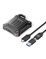 XAM2 M.2 2230 USB-C taktinis sustiprintas disko skyrius – juodas