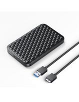 2520U3-V1 2,5 colio HDD / SSD USB Micro-B 5Gb/ s disko dėklas – juodas