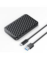 2520C3-V1 2,5 colio HDD / SSD USB-C 5Gb/ s disko dėklas – juodas
