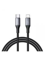 USB-C – iPhone Lightning 30W 2m laidas – juodas
