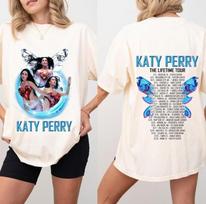 Katy Perry Turas 2025 Visų Dydžių Unisex Dovana Jam, Jai, Smėlio Spalvos Unisex Marškinėliai XXXXL