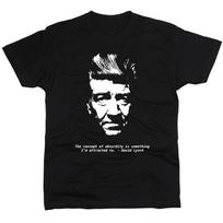 David Lynch Vyriški Marškinėliai Medvilniniai Trumpomis Rankovėmis Juodi Dydis S-5XL CG2425 Unisex Marškinėliai L
