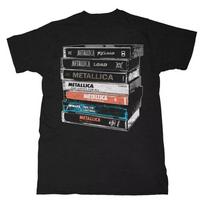 Metallica kasetinė juosta Retro roko grupės spaudinys Priekinė grafika Marškinėliai S-4XL Unisex T-shirt XL