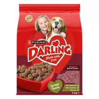 Visavertis šunų ėdalas su mėsa ir daržovėmis DARLING, 3 kg