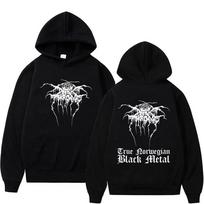 Klasikinis „Darkthrone“ norvegiško juodojo metalo „Mayhem“ megztinis vyrams ir moterims, klasikinis „Death Black Metal“ roko palaidinė S gray
