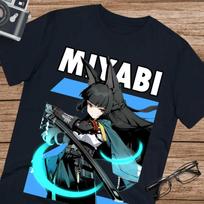 Anime Miyabi ZZZ Zenless T Shirt Size S - 5Xl Black Size S - 5XL Unisex T-Shirt XXL
