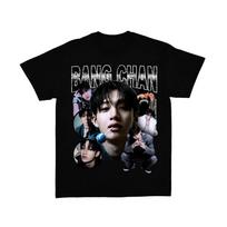 Bang Chan Stray Kids Graphic , Korean Kpop Fan  S-5XL Unisex T-Shirt XXXL