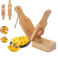 Wooden Plantain Press 2-in-1 Banana For Chips Tostones CupsEasy Storage  Wood Press. Perfect For Plantains One Size