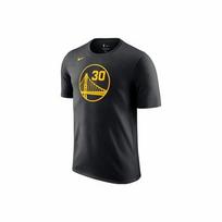 Nike Curry Kvėpuojantis Skaitmeninio Raidžių Spaudos Trumpomis Rankovėmis T-shirt Vyrams, Juodas L juoda