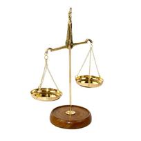 Metalas Žalvaris Tarazu Šedevras - Teisės ir Teisingumo Simbolis, Dekoratyvinės Svarstyklės (6 X 2,5 X 6,5 colio)