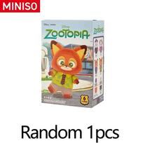 Originali Zootopijos aklas dėžutė Mielas Nickas Judy Veiksmo figūrėlė Pliušinė Vinilinė lėlė Paslapčių dėžutė Anime figūrėlės Animacinių filmų kolekcija Modelis Žaislas