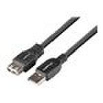 LANBERG CA-USBE-15CU-0018-BK extension cable USB 2.0 AM-AF 1.8m black