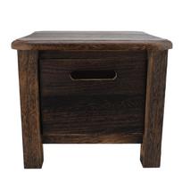 Medinė laikymo kėdutė Universalus kėdutė batams keisti su laikymo stalčiumi Naktinis staliukas prieškambariui miegamajam 30x30x25cm juoda