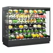 Vertikali vitrina aušina denį / atviro tipo / 1250x1000x2075mm