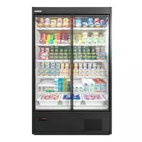 Vertikali vitrina SlimDeck Pro su stumdomomis durimis