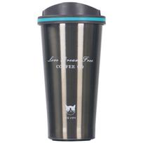 500ML Nerūdijančio plieno vakuuminė kolba, termosas, termopuodelis kavai, vandens butelis, butelis kavai, arbatai balta