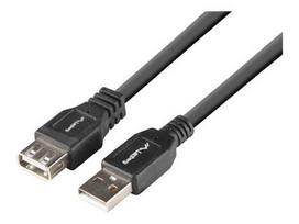 LANBERG CA-USBE-15CU-0018-BK extension cable USB 2.0 AM-AF 1.8m black